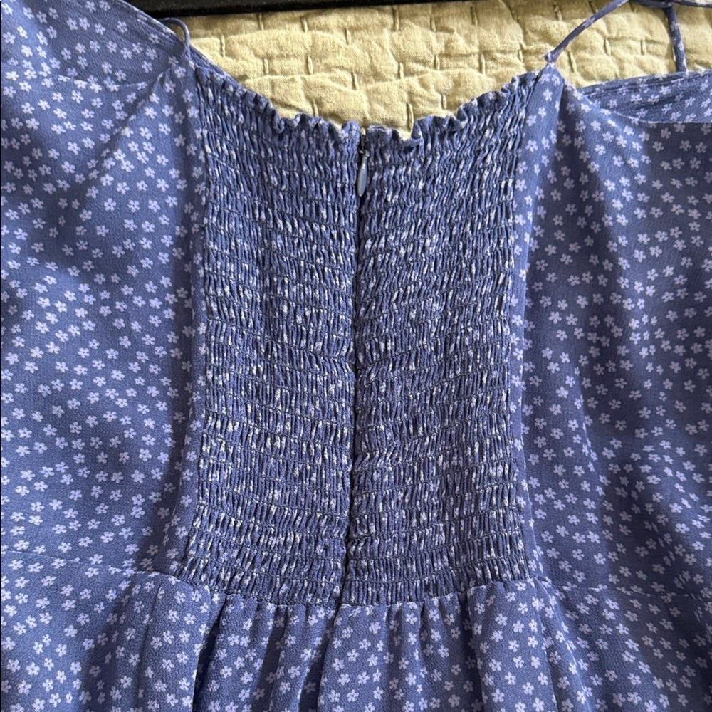 Reformation Kourtney Tie Strapless Dress - size 12 - Picture 7 of 9